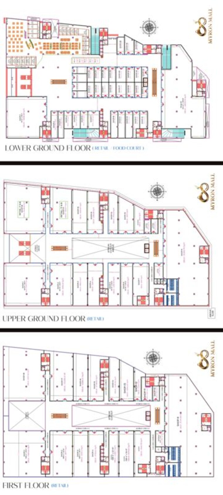 Floor Plan, myron-mall Commercial Office Space 500 Sq.Ft. In Bachupally Hyderabad 10647160