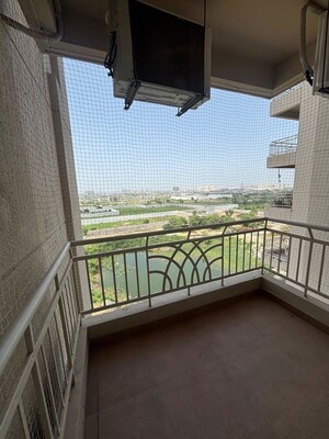 Balcony in 2.5 BHK Apartment at The Center Court, Sector 88a – for Rent
