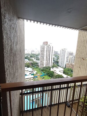 Balcony in 1 BHK Apartment at Chandak 34 Park Estate, Goregaon West – for Rent