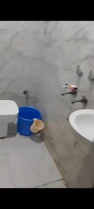 Bathroom in 2 BHK Builder Floor at Mahavir Enclave 1 – for Rent