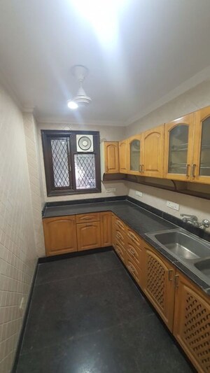 Kitchen in 3 BHK Builder Floor at East Of Kailash – for Sale