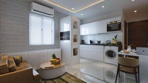 Kitchen in 1 BHK Apartment at LnT Centrona, Ghatkopar East – for Sale