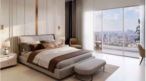 Bedroom in 1 BHK Apartment at LnT Centrona, Ghatkopar East – for Sale