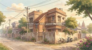  Independent House – Exterior View View at Re Colony - for Sale