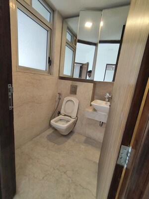 Bathroom in 3 BHK Apartment at Lodha Venezia, Parel – for Rent