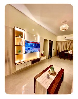 Living Room in 2 BHK Apartment at Ashok Ratan – for Rent