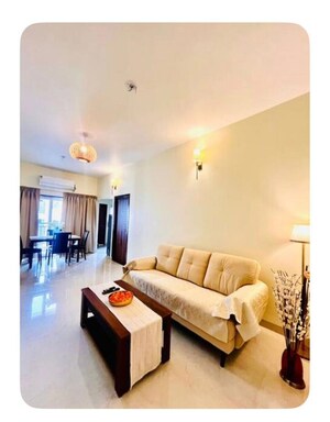 Living Room in 2 BHK Apartment at Ashok Ratan – for Rent