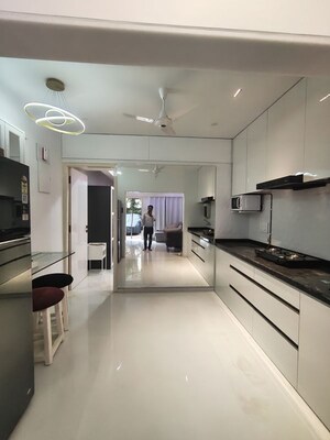 Kitchen in 1 BHK Apartment at Grand Bella Vista, Bandra West – for Rent