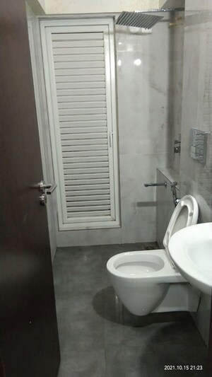 Bathroom in 1 BHK Apartment at Ruparel Elara, Kandivali West – for Rent
