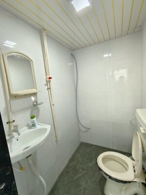 Bathroom in  Office Space at Sagar Nirman One Wagle, Wagle Industrial Estate – for Rent