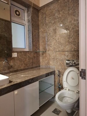 Bathroom in 2 BHK Apartment at L&T Crescent Bay T2, Parel – for Rent