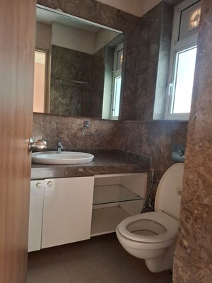 Bathroom in 2 BHK Apartment at L&T Crescent Bay T2, Parel – for Rent