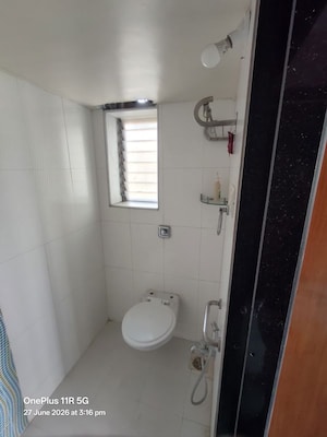 Bathroom in 3 BHK Apartment at Udyan Darshan, Prabhadevi – for Rent