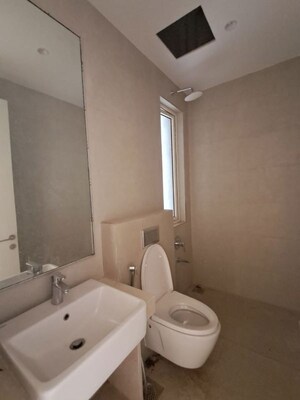 Bathroom in 3 BHK Apartment at Rustomjee Crown, Prabhadevi – for Rent