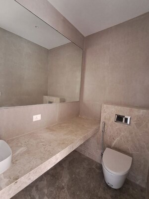 Bathroom in 3 BHK Apartment at Rustomjee Crown, Prabhadevi – for Rent