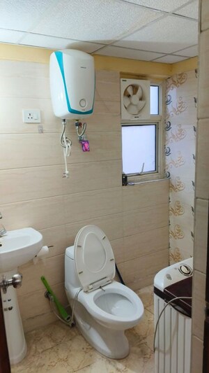 Bathroom in 2 BHK Apartment at Mittal Rajnagar Residency, Raj Nagar Extension – for Rent