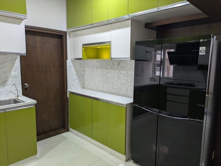 Kitchen, ncc-urban-one 3 Bedroom 1535 Sq.Ft. Apartment In Narsingi Hyderabad 10647509