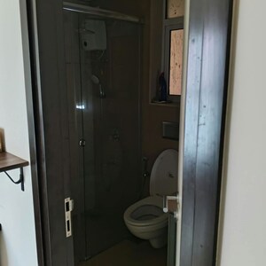 Bathroom in 2 BHK Apartment at L&T Emerald Isle, Powai – for Rent