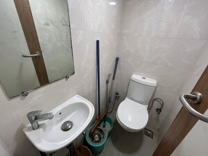 Bathroom in 2 BHK Apartment at Raheja Brooke Ville, Mahim West – for Rent