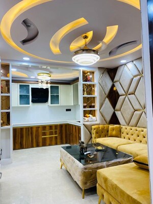 Living Room in 3 BHK Builder Floor at Dwarka Mor – for Rent