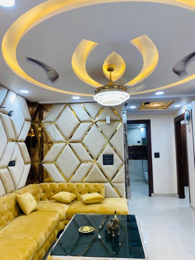 Living Room, dwarka mor 3 Bedroom 950 Sq.Ft. Builder Floor In Dwarka Mor Delhi 10647584