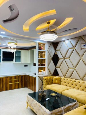 Living Room in 3 BHK Builder Floor at Dwarka Mor – for Rent