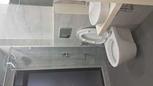Bathroom in 2 BHK Apartment at Ruparel Ariana, Parel – for Rent