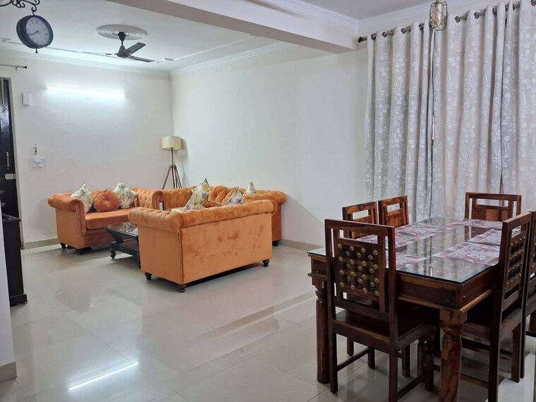 Living Room, highland-park-chandigarh 3 Bedroom 1350 Sq.Ft. Apartment In Bhabat Zirakpur 10647713