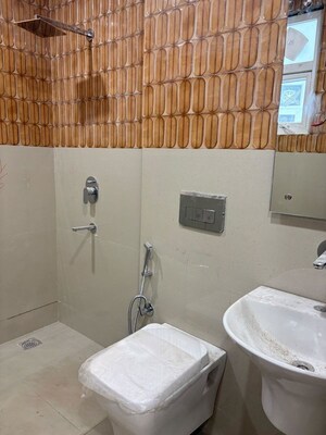 Bathroom in 3 BHK Builder Floor at Jangpura – for Rent
