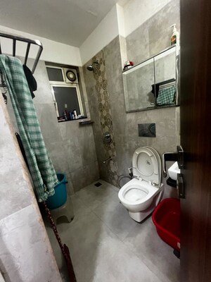 Bathroom in 2 BHK Apartment at Omkar Ananta, Goregaon East – for Rent