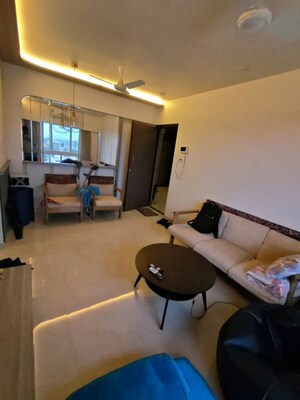Living Room in 1 BHK Apartment at MK Gabino, Andheri West – for Rent