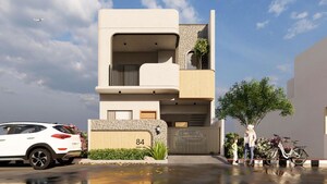 3 BHK Villa – Exterior View View at Arsha Madhav Greens, Gomti Nagar - for Sale