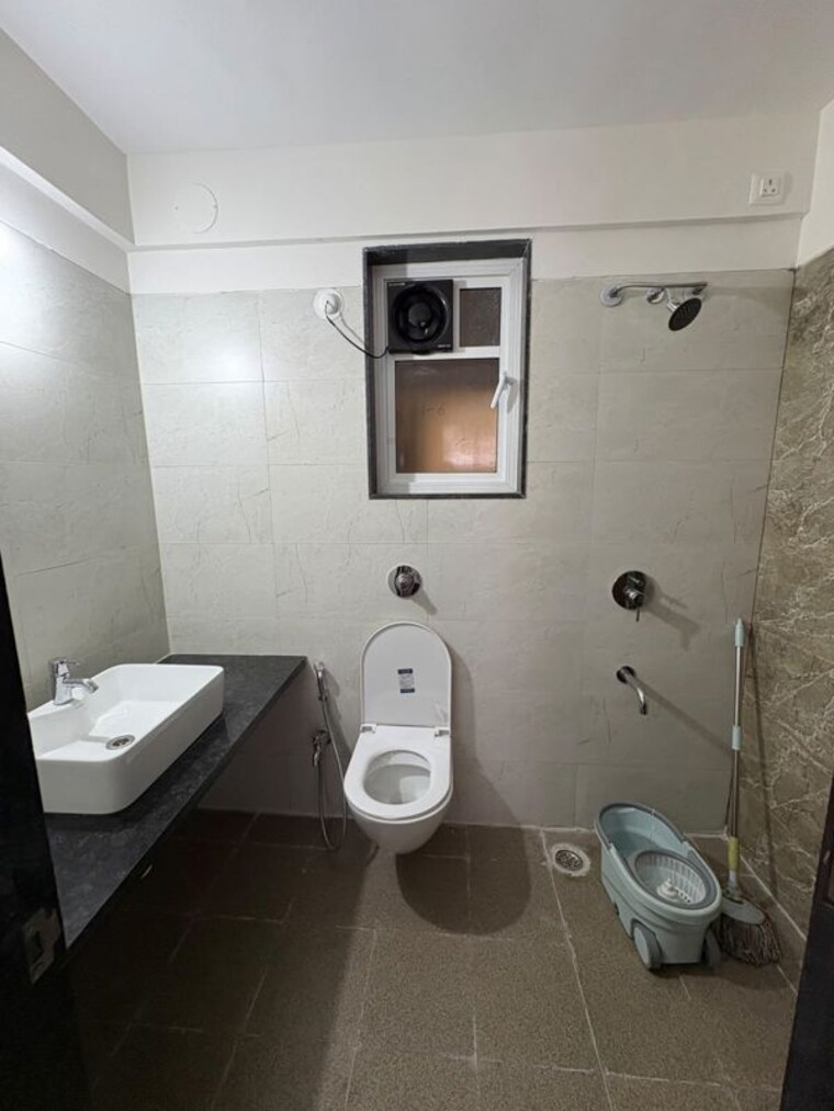 Bathroom, gini-vivante 3 Bedroom 1005 Sq.Ft. Apartment In Kiwale Pune 10647972