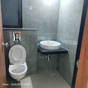 Bathroom in 3 BHK Apartment at Gagan Klara, Balewadi – for Rent