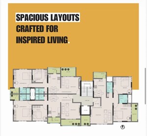 Floor Plan in 2 BHK Apartment at KGS One, Bavdhan – for Sale