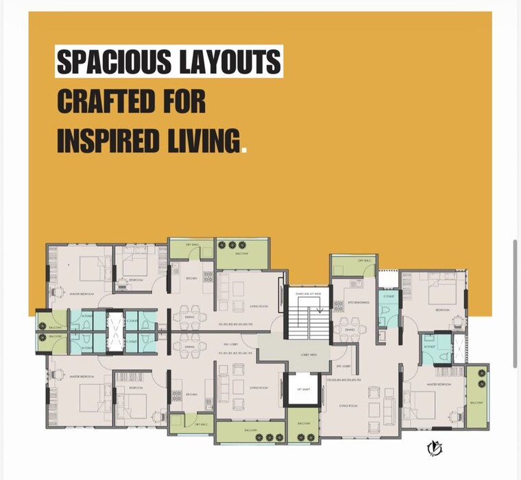 Floor Plan, kgs-one 2 Bedroom 904 Sq.Ft. Apartment In Bavdhan Pune 10647994