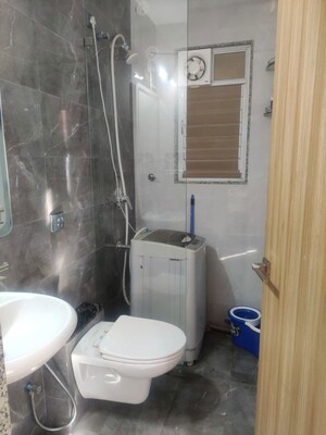 Bathroom in 2 BHK Apartment at Unique K Ville, Ravet – for Rent