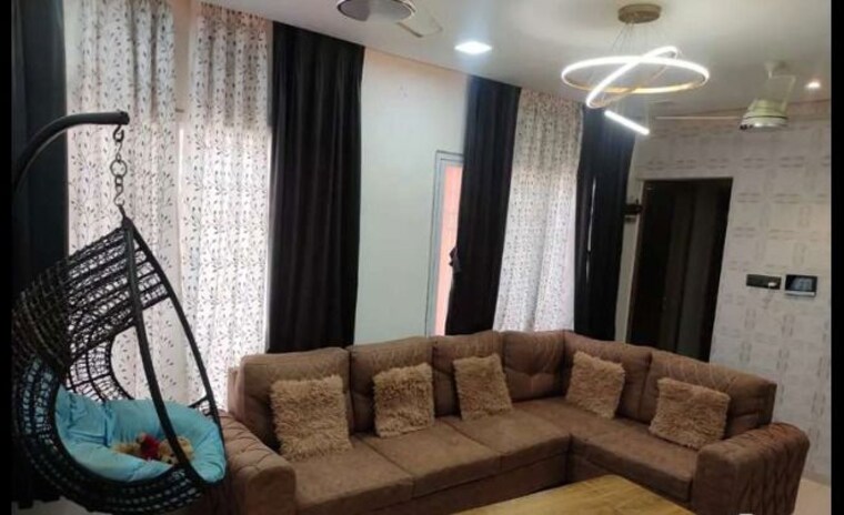 Living Room, unique-k-ville 2 Bedroom 740 Sq.Ft. Apartment In Ravet Pune 10648020