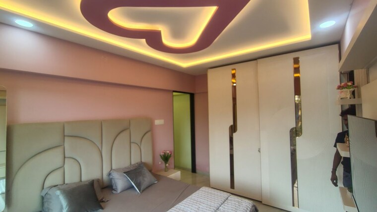 Bedroom, aquarock-aquarose 2 Bedroom 586 Sq.Ft. Apartment In Malad West Mumbai 10648031