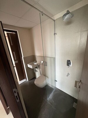 Bathroom in 1 RK Apartment at Piramal Vaikunth, Balkum Pada – for Rent