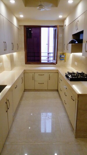 Kitchen in 5 BHK Builder Floor at Panchsheel Enclave – for Rent