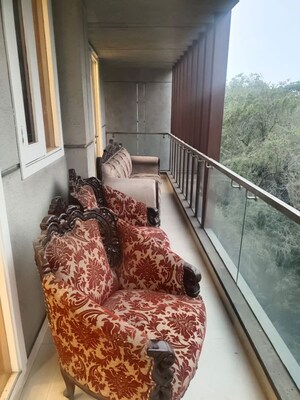 Balcony in 5 BHK Builder Floor at Panchsheel Enclave – for Rent