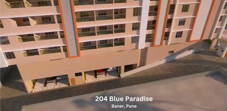 Exterior View, blue-pearl-204-blue-paradise 2 Bedroom 900 Sq.Ft. Apartment In Baner Pune 10648077