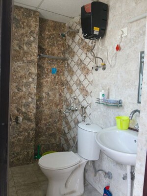 Bathroom in 2 BHK Apartment at Mittal Rajnagar Residency, Raj Nagar Extension – for Rent