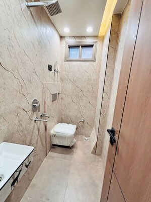 Bathroom in 3 BHK Builder Floor at Dwarka Mor – for Rent