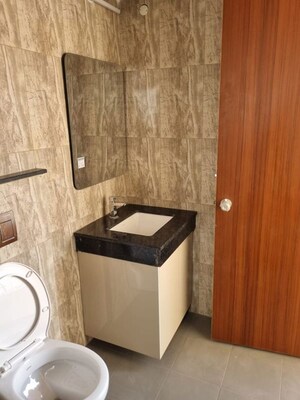 Bathroom in 3.5 BHK Builder Floor at Smart World Gems, Sector 89 – for Rent