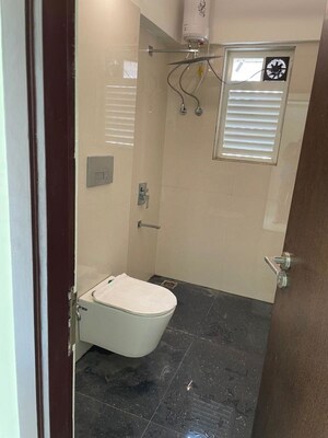 Bathroom in 3 BHK Apartment at Ruparel Orion, Chembur – for Rent