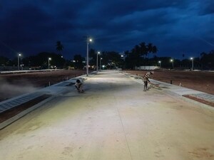 Swimming Pool in  Plot at Palliagraharam – for Sale