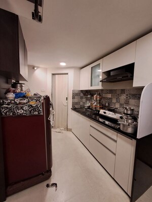 Kitchen in 1 BHK Apartment at Group Satellite Aarambh, Malad East – for Rent