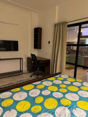 Bedroom in 1 BHK Builder Floor at Lajpat Nagar – for Rent
